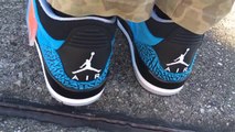 [wombazaar]Air Jordan 3 III Retro _Powder Blue_ on feet