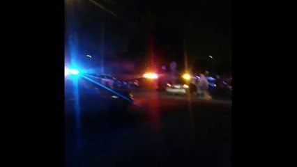 Salinas citizens attacking the police after they assassinated a civilian in the streets