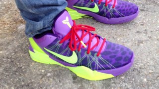[wombazaar] Nike Zoom Kobe VII 7 Supreme _Christmas_ on feet