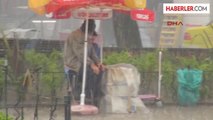 Çorlu'daki Yağış Hayatı Olumsuz Etkiledi