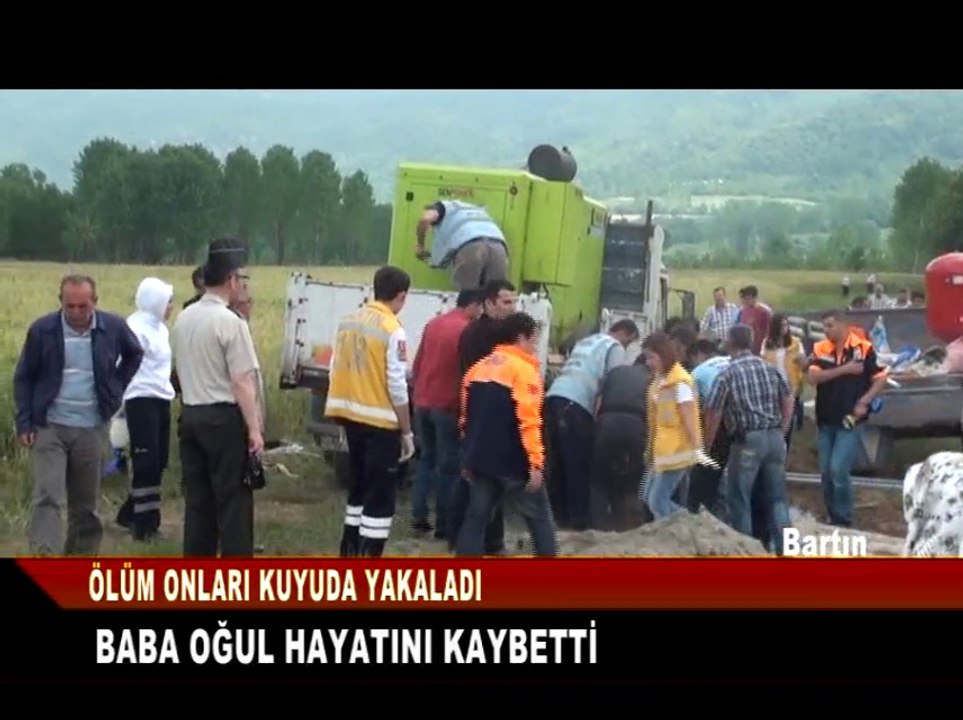 ÖLÜM ONLARI KUYUDA YAKALADI