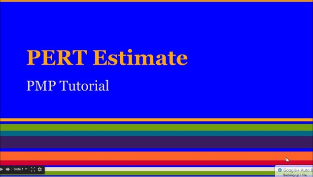 PMP® Exam Prep Online, PMP Tutorial | Using PERT Estimate & Critical Path Method Scheduling Complex Projects an easy way