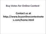 Buy Votes for Online Contests
