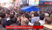 Ağrı'da polis BDP'li arbedesi 6 yaralı