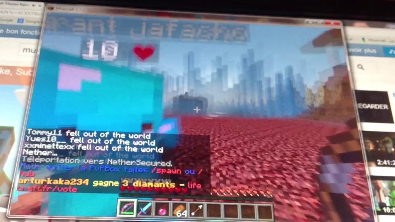Pvp minecraft délire entre potes