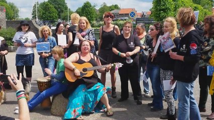 Worldwide Empty The Tanks protest: Holland Harderwijk ..2014