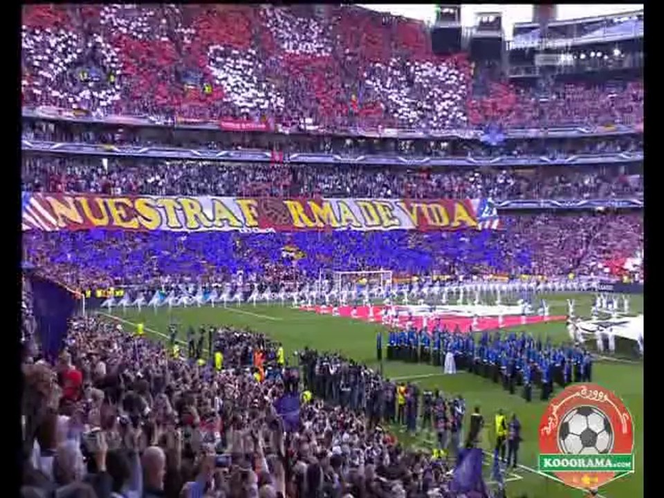 حفل الإفتتاح نهائي دوري أبطال أوروبا 2014 : ريال مدريد # أتليتيكو مدريد