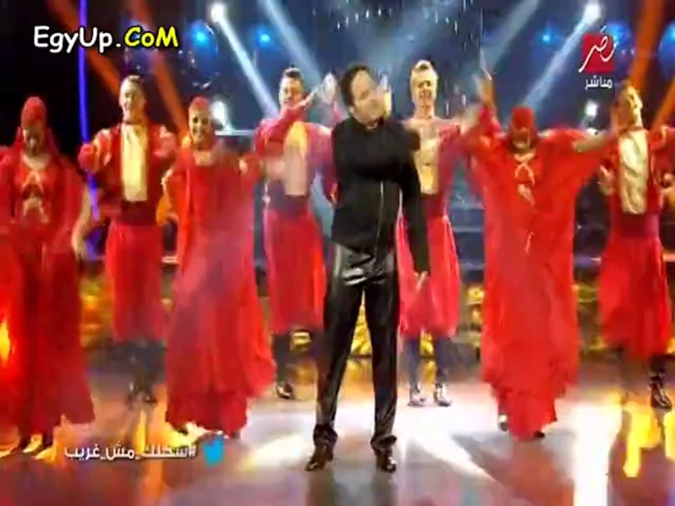 شاهد اجمد تقليد لـ هشام عباس من تامر عبد المنعم على الهواء وتعليق هيفاء وهبى وحكيم