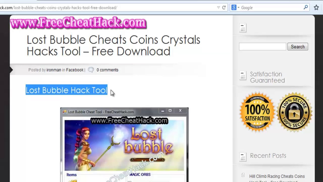 Lost Bubble Hack ( No Survey Download ) 2014 Updated With Proof