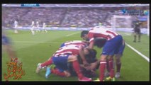هدف اتليتكو مدريد الاول على ريال مدريد في نهائي اوروبا 2014