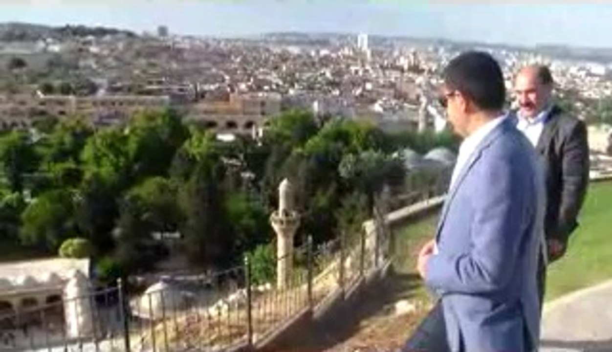 Başkan Ekinci Balıklıgöl'de incelemelerde bulundu