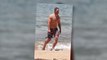 Bikini Clad Anna Faris and Swolled Up Chris Pratt Hit the Beach