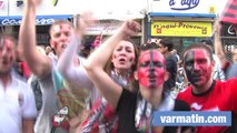 Les supporters toulonnais en folie après la victoire du RCT