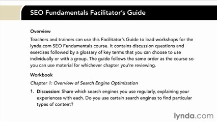 Seo Fundamentals-2-Using the Facilitators Guide