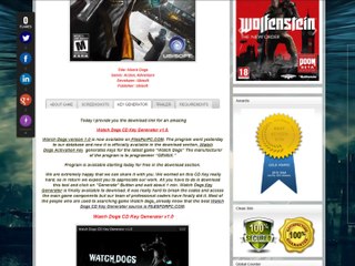 Watch Dogs Serial key generator [ cd key update  ]