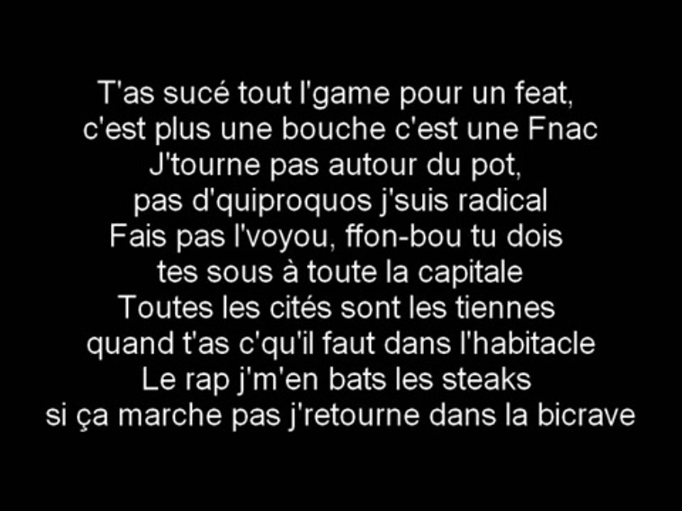 Bilel feat Niro | Tu Vois Ce Que Je Veux Dire (Paroles / Lyrics)