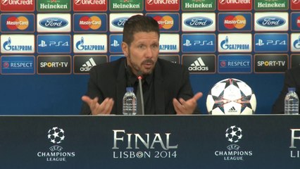Simeone: "No siento tristeza, siento angustia"