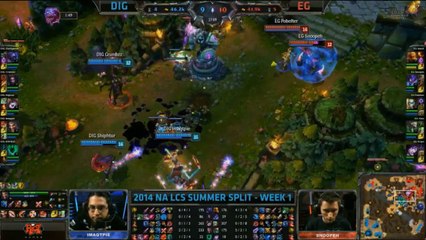 LCS NA W1D2 Game 3 DIG vs EG