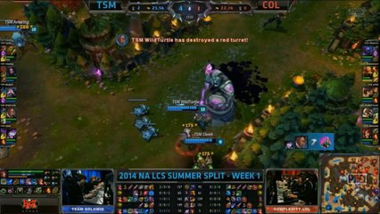 LCS NA W1D2 Game 4 TSM vs COL