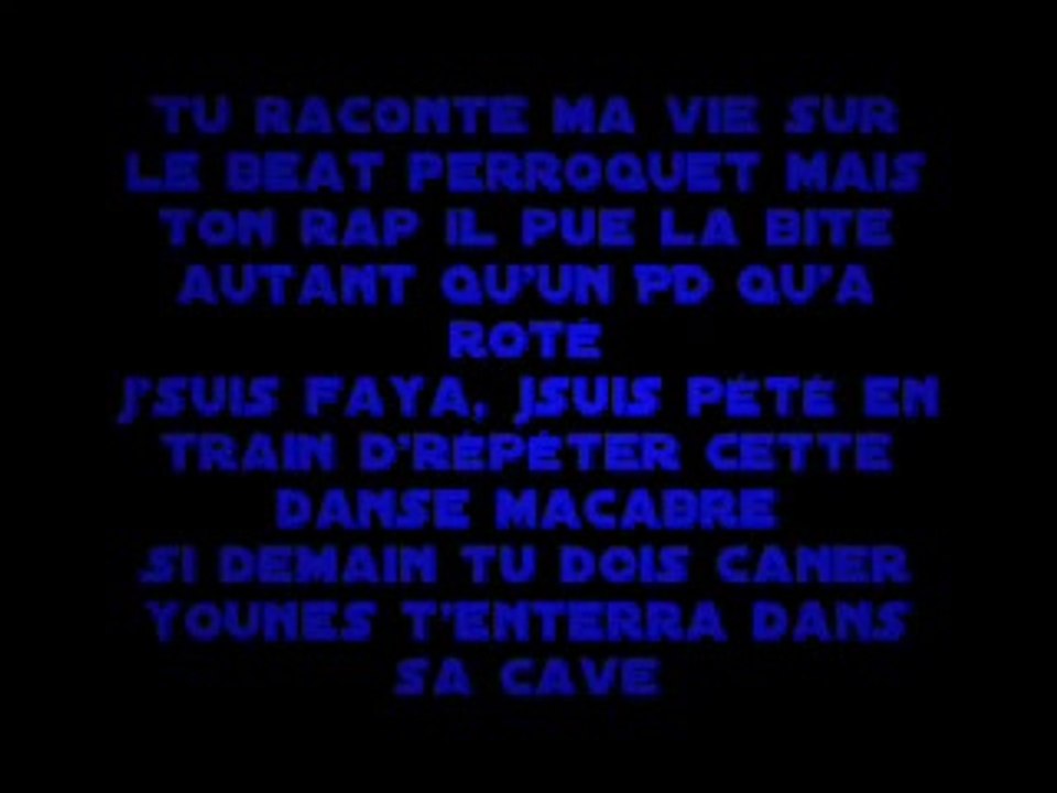 Mister You | Lettre à un traitre (Paroles / Lyrics)