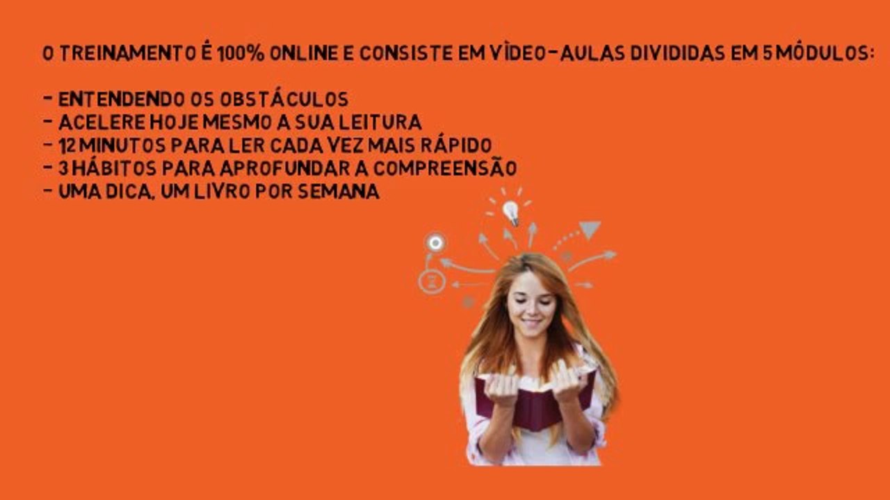 Curso de Memorização e Leitura Dinâmica (Treinamento Online Acelere 3X a sua Leitura)