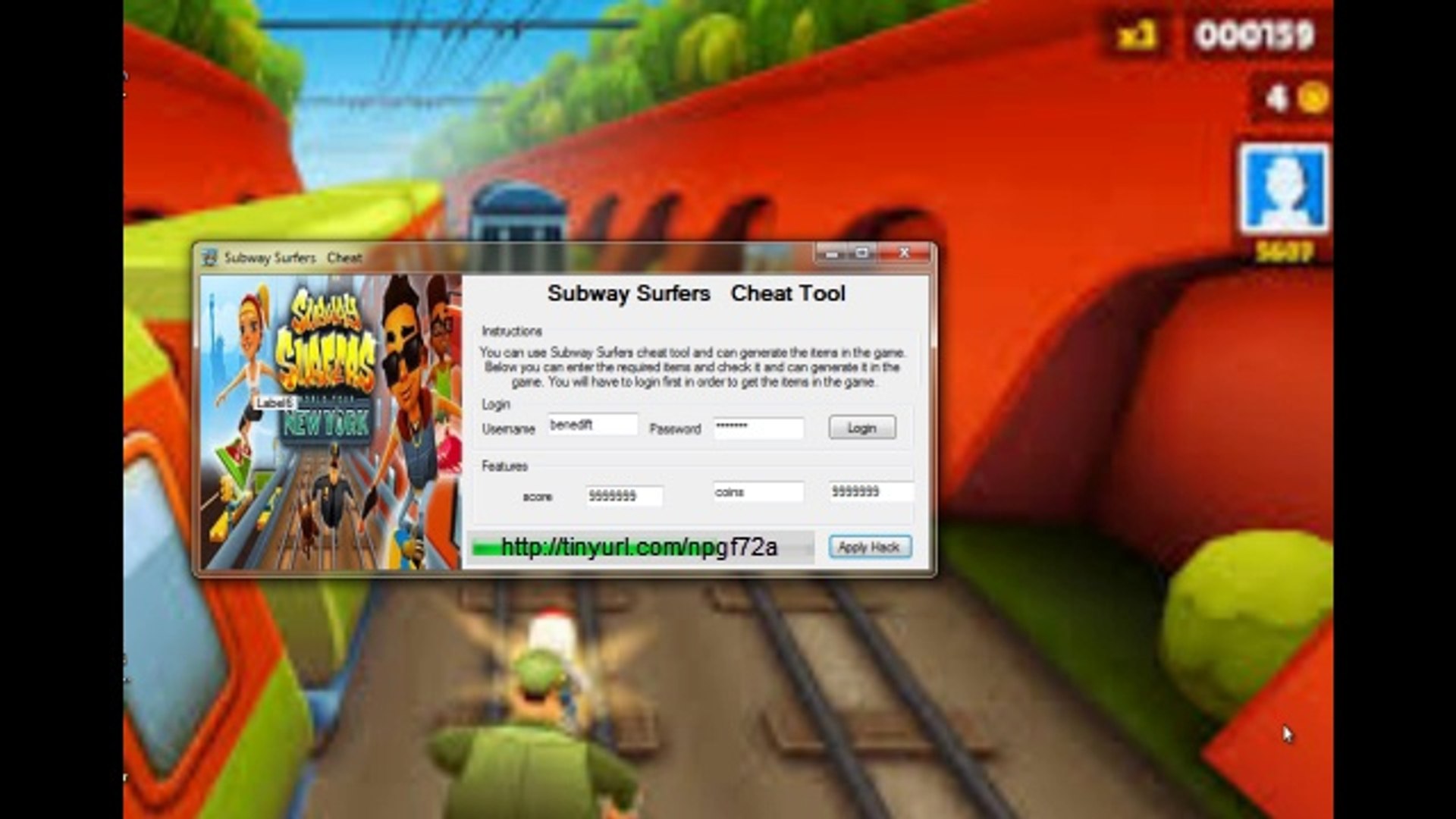 Baixe Hack for Subway Surfers no PC