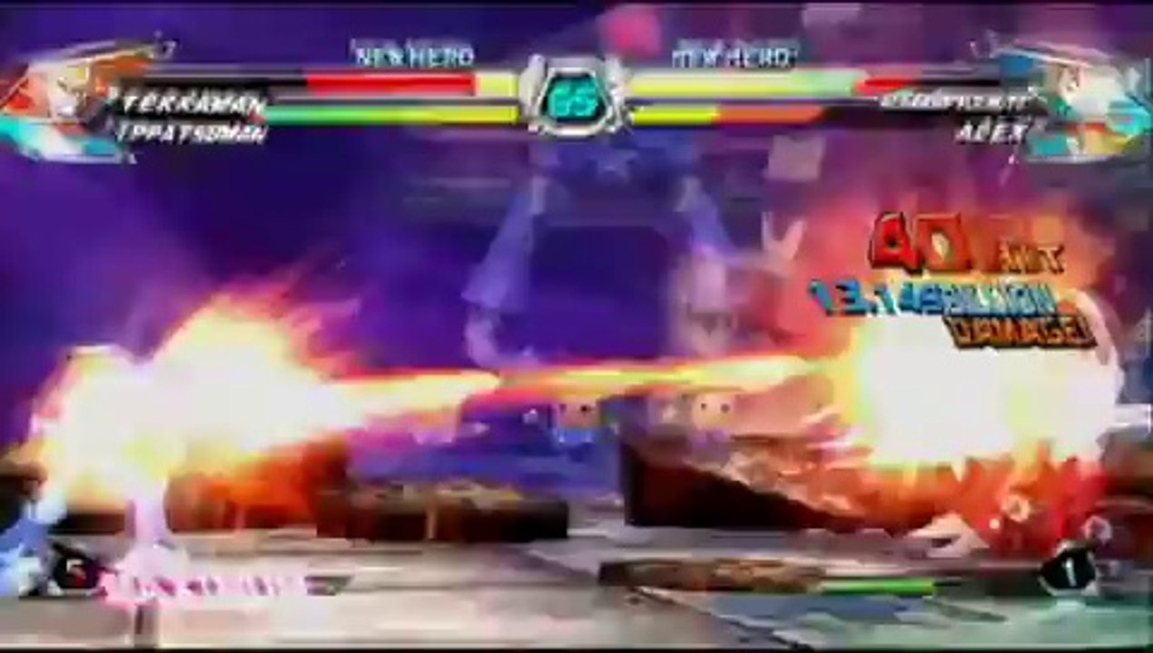 Tatsunoko vs. Capcom Ultimate All-Stars Ippatsuman vs Mega Man Trailer