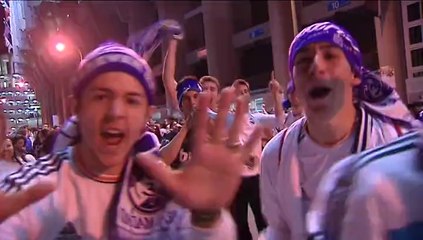 Los madridistas siguen la final en un Bernabéu completamente lleno