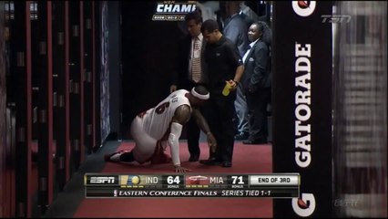 LeBron stretched out