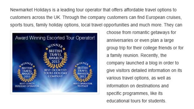 Newmarket Holidays | Offering Affordable Travel Opportunities