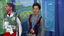 2010 Vancouver ◆ 高橋大輔銅メダル　表彰式後周回＆インタ