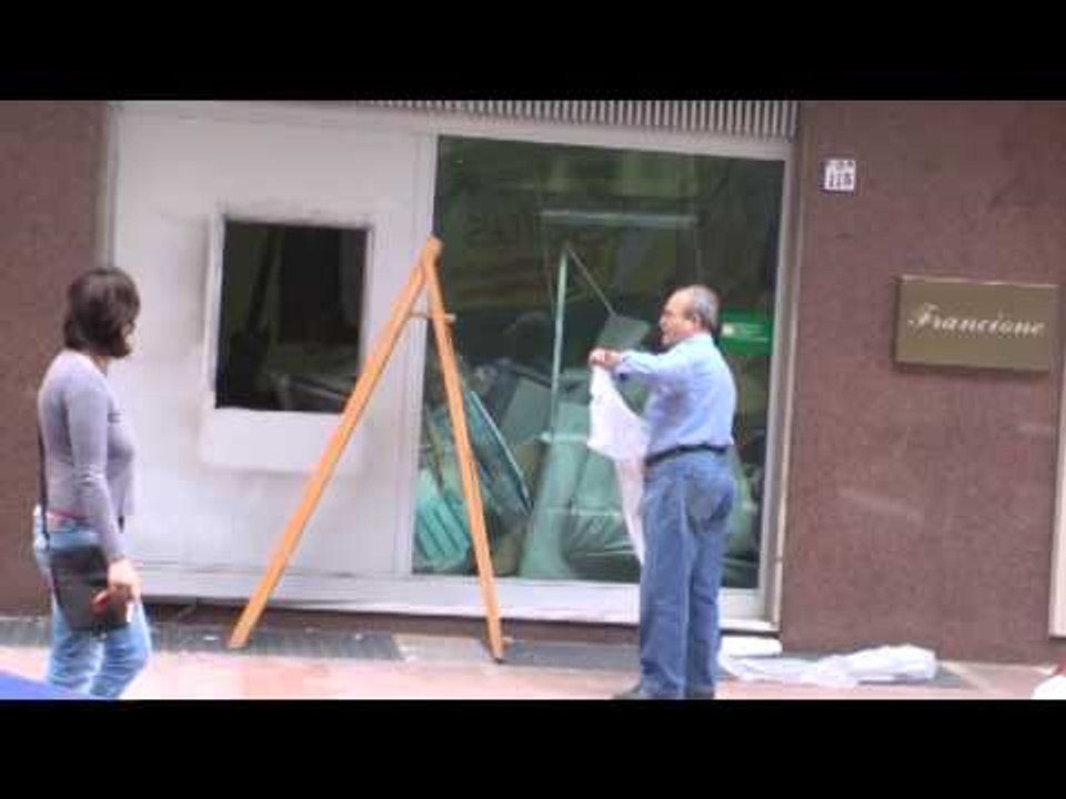Mercato S.Severino (SA) - Furto con esplosione al bancomat del Banco di Napoli -live- (23.05.14)