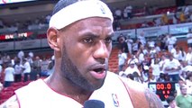 LeBron After Game 3 Win  Heat vs Pacers Game 3 - NBA Playoffs 2014