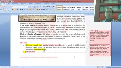 İngilizce ÖABT - Medieval English Period 3(Sir Gawain & the Green Knight)