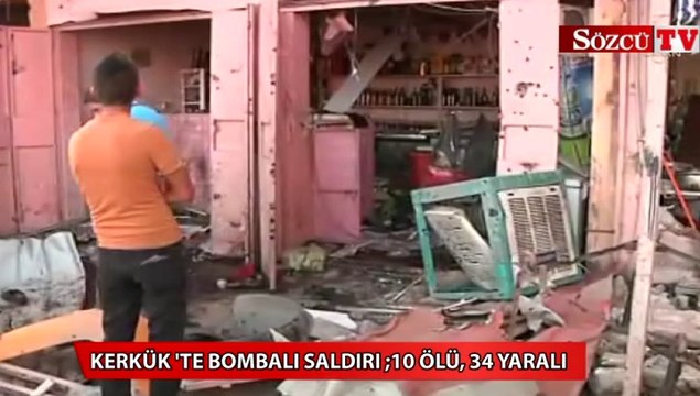 Kerkük'te bombalı saldırı: 10 ölü, 34 yaralı