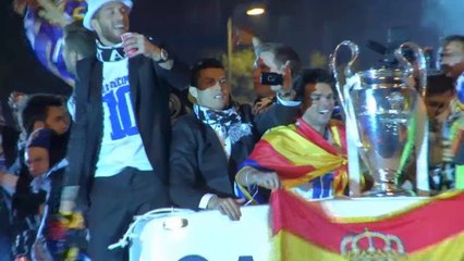 Madrid fans hail their heroes