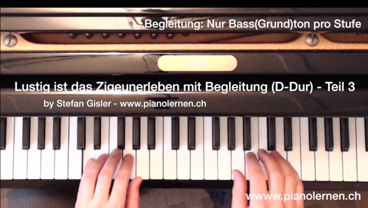 Zigeunerleben - Begleitung Grundton - Teil 3