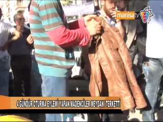 4 GÜNDÜR OTURMA EYLEMİ YAPAN MADENCİLER MEYDANI TERKETTİ