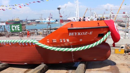 BEYKOZ-E törenle denize indirildi