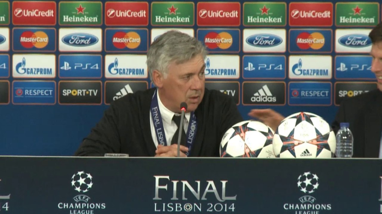 Real players hijack Ancelotti presser