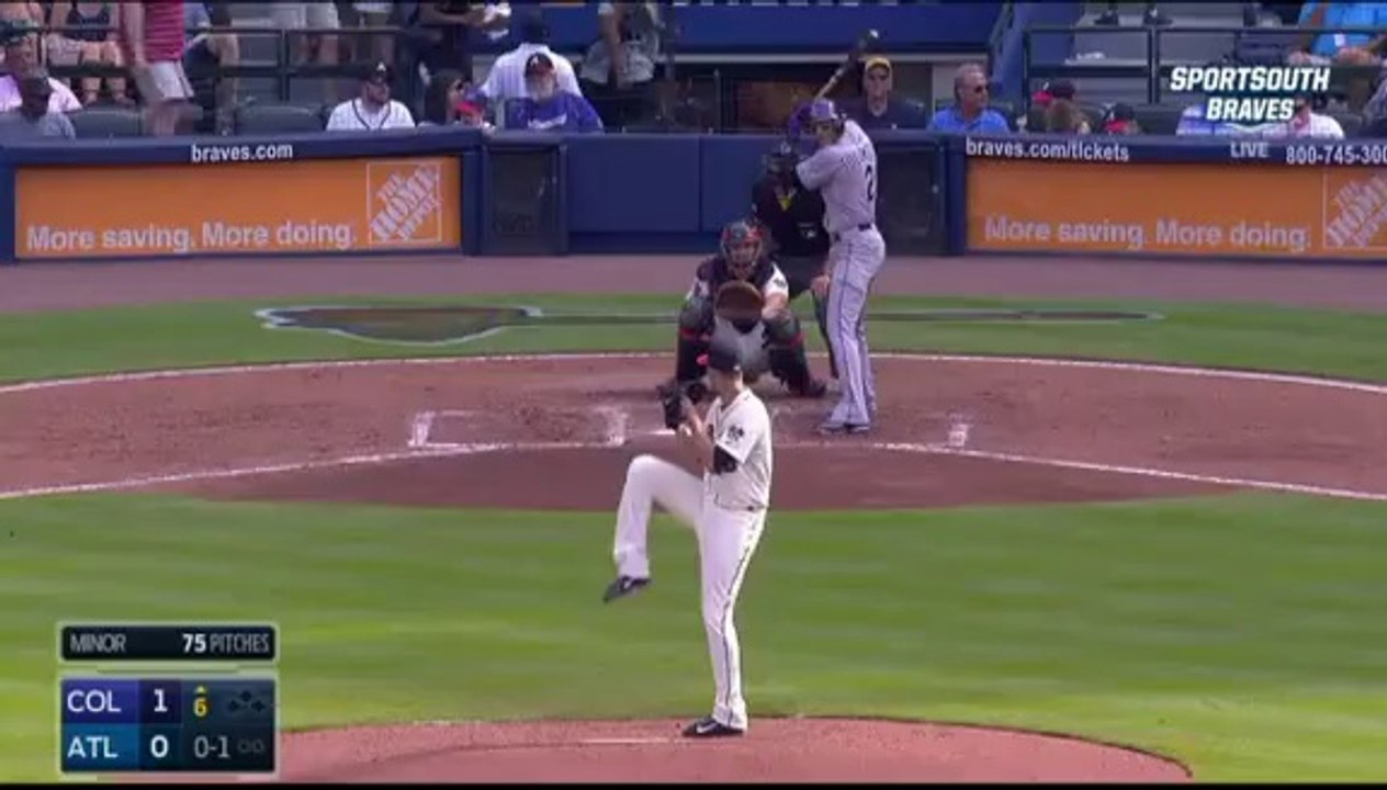 Rockies Shut Down Braves