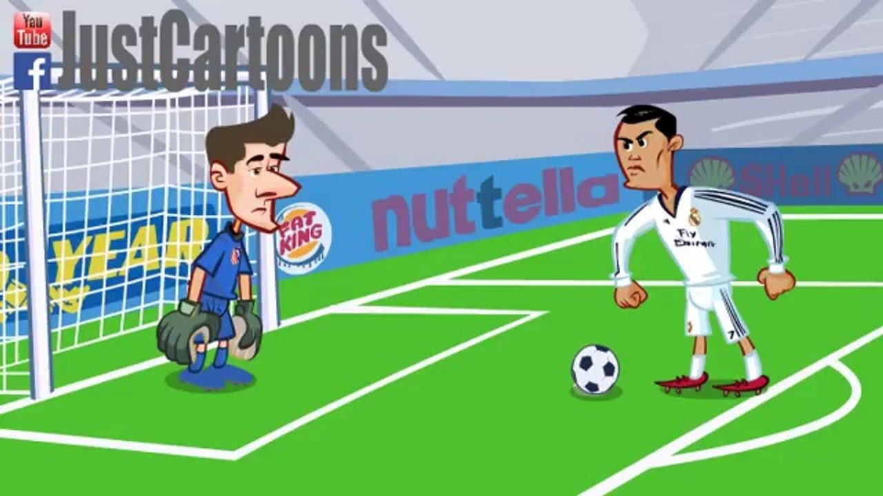 CR7 cartoon celebration