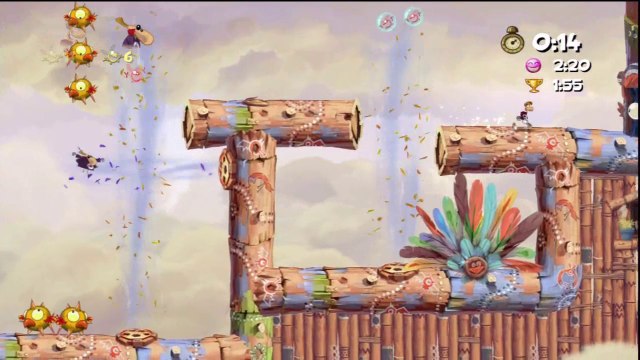 Rayman Origins - Désert des didgeridoos - Contre-la-montre