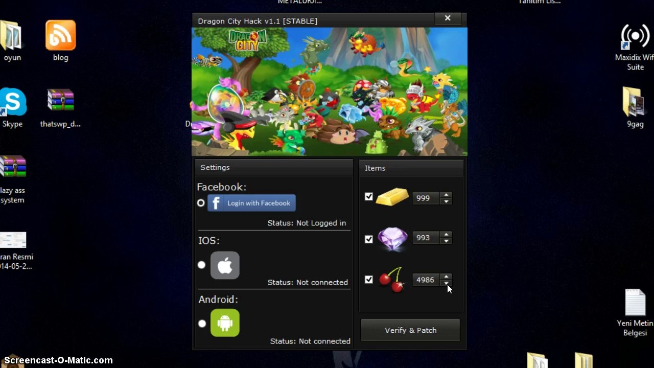 Dragon City Hack v1.1 [STABLE]