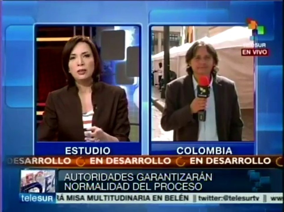 Millones de colombianos llegan de poco a poco a votar a presidenciales