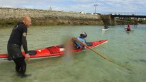 Entrainement esquimautage Plouhinec 24-05-14 Armelle