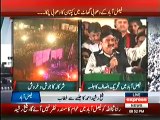 Sheikh Rasheed using Extreme words for PMLN in PTI Faisalabad Jalsa (25th May 2014)