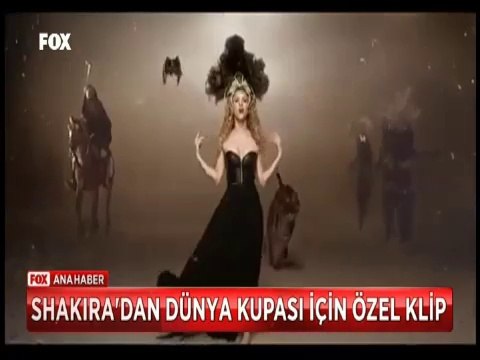 Shakira'dan Dünya kupası için aile boyu özel klip