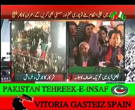 Imran Khan Speech at PTI Jalsa Faisalabad