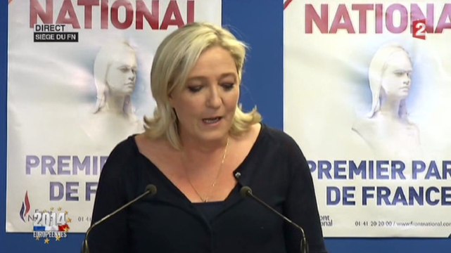 Marine Le Pen : le FN saura se montrer digne de ses résultats